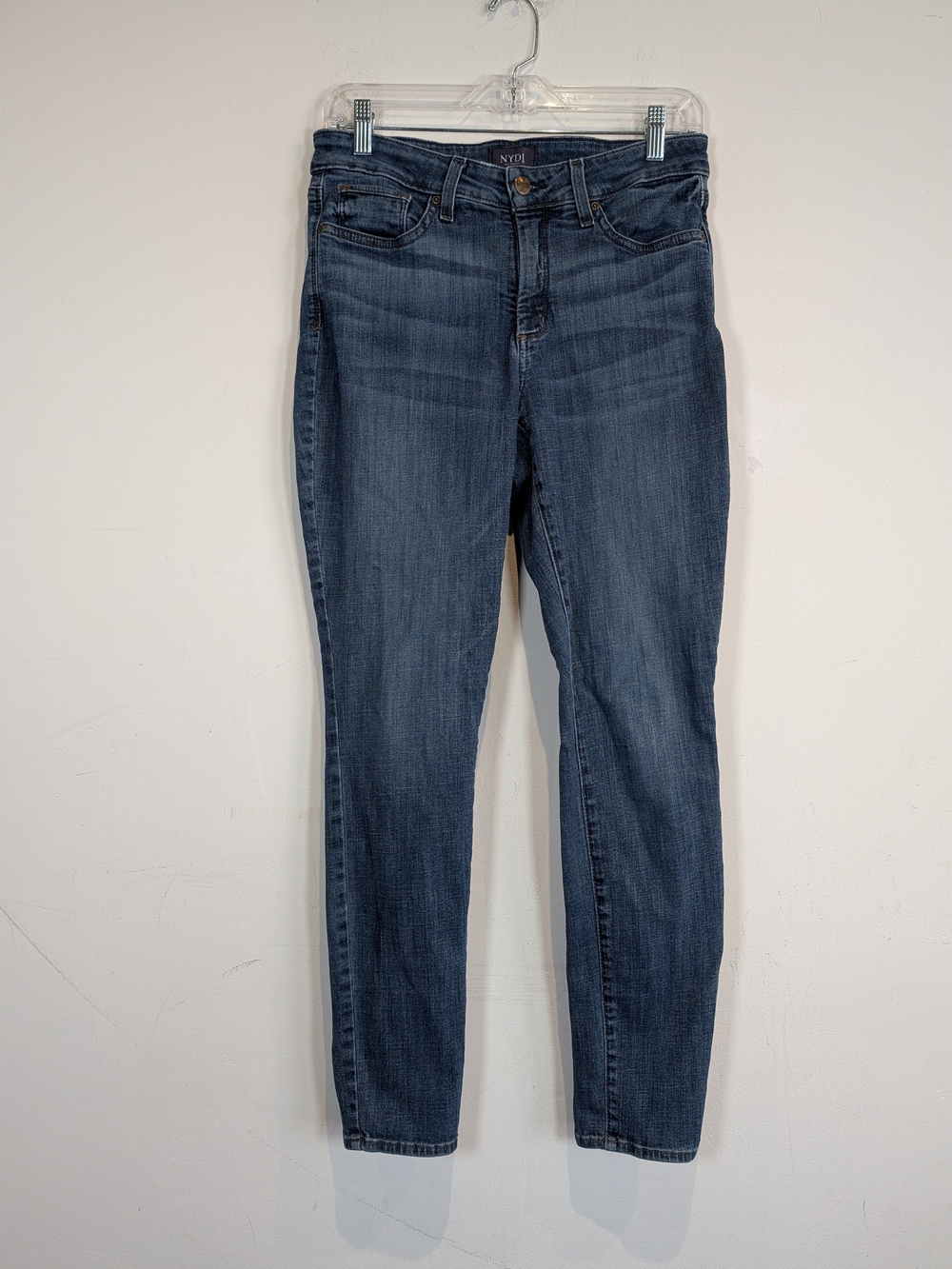 NYDJ Ami Legging Dark Blue High-Rise Skinny Jeans, Size 8